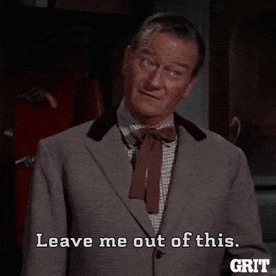 John Wayne in Grit